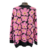 Chaleco Largo Flor Angora